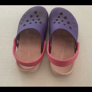 GUC Purple & Pink Crocs for Your Little Kid!
